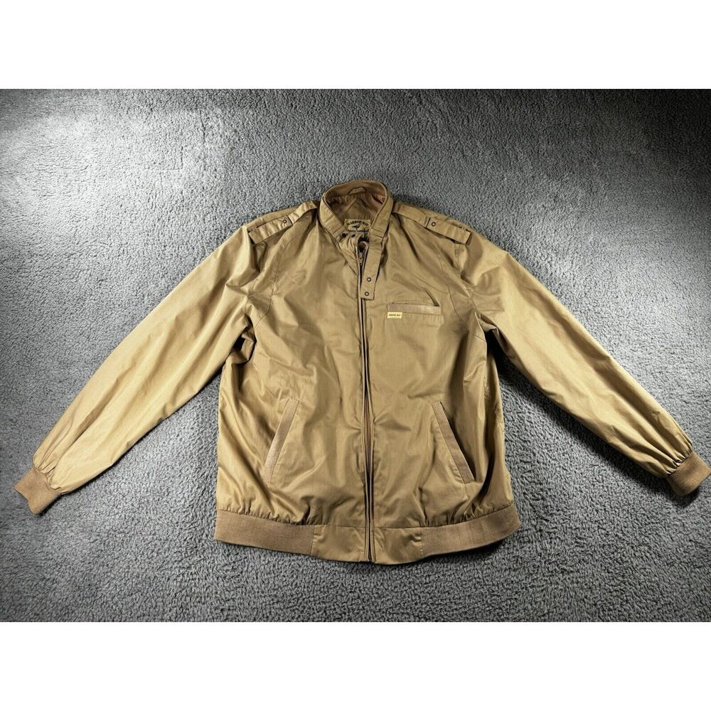 Retro Bomber Jacket Men XLT Full Zip Lined Grandpa 80s 90s Gorpcore Classic